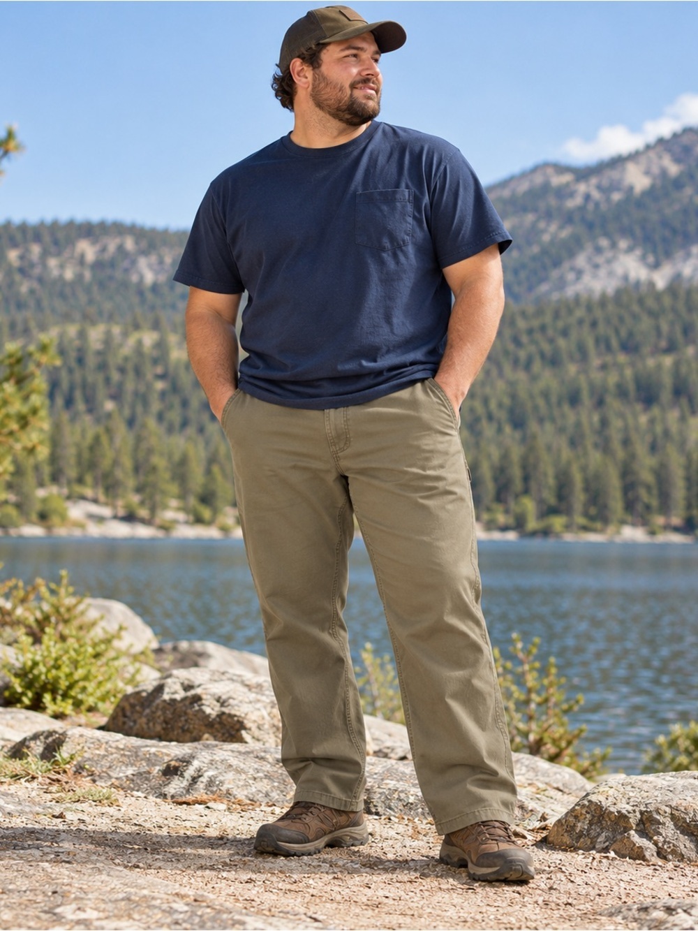 Columbia Griphoist Pants Men’s 40x30 Advanced Repellency UPF 50 Khakis Brown